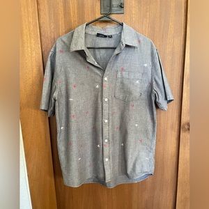 Lightly used Vans Shaka button down medium